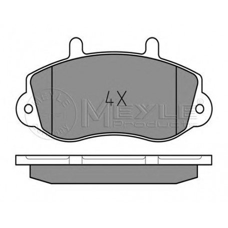PASTIGLIE FRENO ANTERIORI OPEL MOVANO-RENAULT MASTER DISP FERODO FVR1292 POSIZ.ORIGINALE