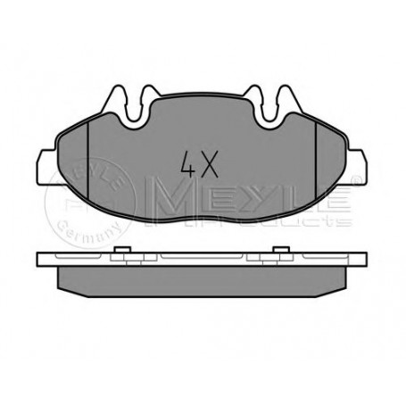 PASTIGLIE FRENO ANTERIORI MERCEDES BENZ VIANO-VITO DISP RAL (LPR) 05P1228 POSIZ.ORIGINALE