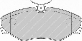 pastiglie freno anteriore - ferodo