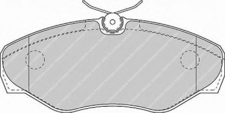 pastiglie freno anteriore - ferodo