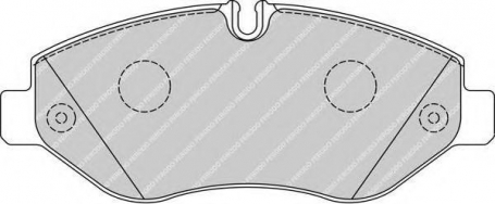 pastiglie freno anteriore - ferodo