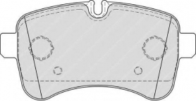 pastiglie freno anteriore - ferodo