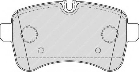 pastiglie freno anteriore - ferodo