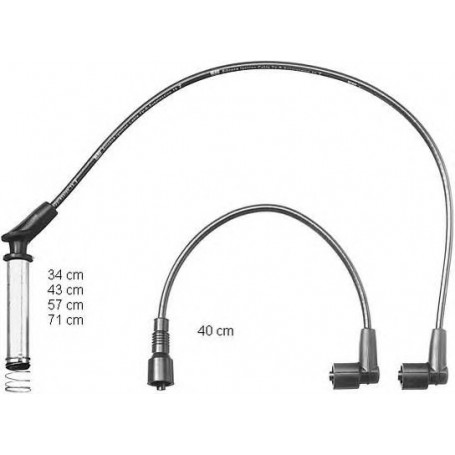 CAVI ACCENSIONE CANDELA OPEL ASTRA F-CORSA A-KADETT E DISP BRECAV 09.815 CASSA 271/A