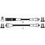 CAVI ACCENSIONE CANDELA FIAT 127-128-LANCIA A112 DISP MECRA 07.5120/V CASSA 272/A