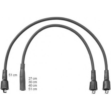 CAVI ACCENSIONE CANDELA FIAT REGATA DISP CHAMPIO LS-83 CASSA 273/A