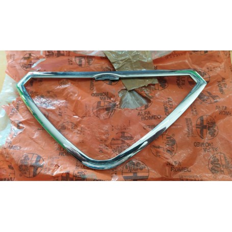 CORNICE CROMATA MASCHERINA GRIGLIA ANTERIORE ALFA 75 ORIGINALE 161.00.81.126 CASSA 295/A