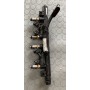 FLAUTO DISTRIBUZIONE CARBURANTE COMPLETO DI INIETTORI E CABLAGGIO FILI ADATTO FIAT CASSA 309/A