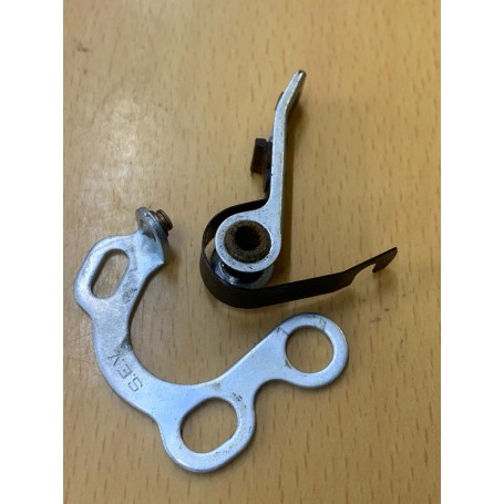 COPPIA CONTATTI PUNTE PLATINATE CITROEN ID DS 19 21 - RENAULT DAUPHINE - SIMCA DISP. SEV MARCHAL 40000403 CASSA 256/A