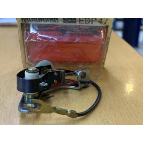 COPPIA CONTATTI PUNTE PLATINATE AUTOBIANCHI/FIAT DISP. MOTORCRAFT EDP47 CASSA 256/A