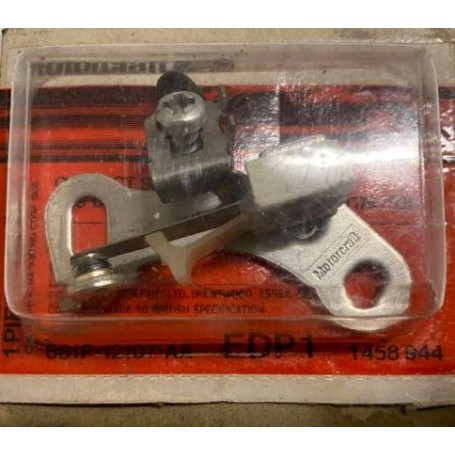 COPPIA CONTATTI PUNTE PLATINATE FORD DISP. MOTORCRAFT EDP1 CASSA 256/A