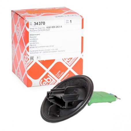 34370 - RESISTENZA VENTILATORE ABITACOLO AUDI/SKODA/VW/SEAT DISP. FEBI SCAFF. FEBI DIETRO