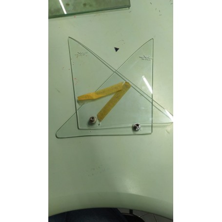 COPPIA DEFLETTORI DX E SX FIAT 850 COUPE' - SPORT - FONDO DI MAGAZZINO CASSA 185/A