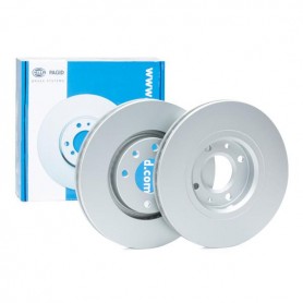 V091 - COPPIA DISCHI FRENO HELLA PAGID 8DD355108371 PER CITROEN/PEUGEOT/OPEL POS. ORIGINALE