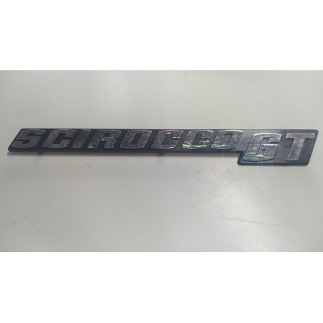 FREGIO SIGLA COFANO POSTERIORE WOLKSWAGEN SCIROCCO GT CASSA 24/A