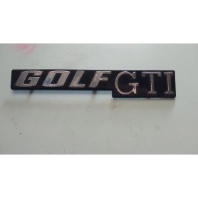 FREGIO LOGO STEMMA SCRITTA POSTERIORE VOLKSVAGEN GOLF GTI MK3 NUOVO CASSA 178/A
