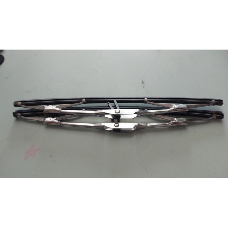 COPPIA SPAZZOLE TERGI CROMATE LUNGHEZZA 280 MM ORIGINALI BOSCH PER AUTO D'EPOCA SCAFF.DIETRO PIAN.6