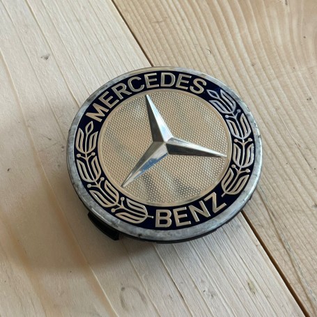 TAPPO COPRIMOZZO 75MM BLU CHIARO MERCEDES BENZ CERCHI LEGA CLASSE A B C E GLE