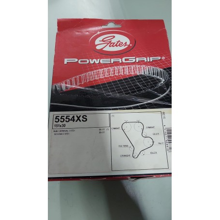 CINGHIA DISTRIBUZIONE KIA KARNIVAL 2900 TDI - SEDONA 2900 TDI DISP.GATES 5554XS