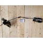 SERRATURA CON MANIGLIA CROMO PORTIERA POSTERIORE DESTRA CITROEN C4 ANNO 2005