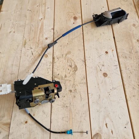 SERRATURA CON MANIGLIA CROMO PORTIERA POSTERIORE SINISTRA CITROEN C4 DAL 2004 AL 2011