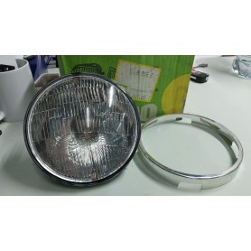 FARO ELMA 0201853 FIAT 128 - 131 - 132 - SCATOLATO VALEO CON CORNICE CROMATA SCAFF.FARI PIAN.22