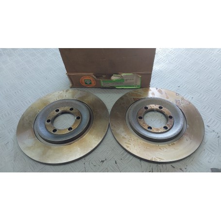 COPPIA DISCHI FRENO POSTERIORI ALFETTA BERLINA - GT - GTV - CODICE ORIGINALE 11602621504 SCAFF .323