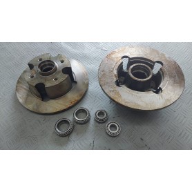 COPPIA DISCHI FRENO POSTERIORI ALFA ROMEO ALFA SUD 60750699 SCAFF.324