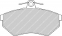 PASTIGLIE FRENO ANTERIORI AUDI-VW-SEAT DISP METELLI 22-0050-0 POSIZ ORIGINALE