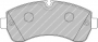 FVR1777 - pastiglie freno anteriore - ferodo