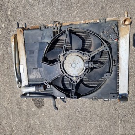 RADIATORE E VENTOLA NISSAN MICRA DAL 2002 AL 2010