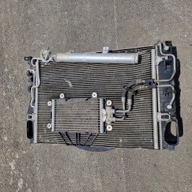 RADIATORE CONDENSATORE CON ELETTROVENTOLA MERCEDES CLASSE E W211