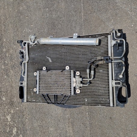 RADIATORE CONDENSATORE CON ELETTROVENTOLA MERCEDES CLASSE E W211