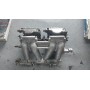 COLLETTORE ASPIRAZIONE COMPLETO DI CARBURATORI WEBER DA 40 COMPRESI DI TROMBONCINI USATO
