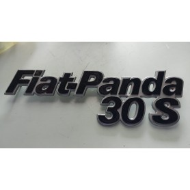 SCRITTA SIGLA PORTELLONE POSTERIORE FIAT PANDA 30 S ORIGINALE CASSA 145/A