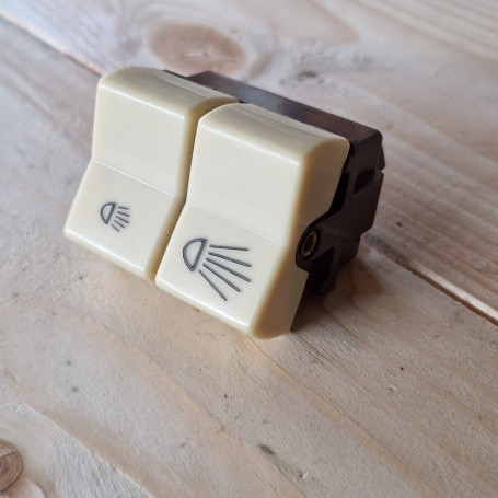 INTERRUTTORI LUCI PER AUTO D'EPOCA BEIGE VEDI FOYTO PER MODELLO