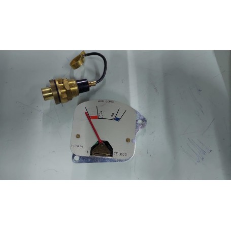 TERMOMETRO TEMPERATURA ACQUA CON BULBO LANCETTA CASSA 28/A