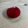 Plastica ROSSA per fanale posteriore in alluminio per trattore epoca OM / FIAT