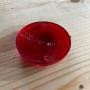 Plastica ROSSA per fanale posteriore in alluminio per trattore epoca OM / FIAT