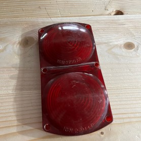 Plastica ROSSA per fanale posteriore in alluminio per TRASPORTI EPOCA VEDI FOTO