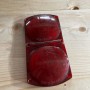 Plastica ROSSA per fanale posteriore in alluminio per TRASPORTI EPOCA VEDI FOTO