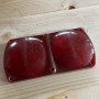 Plastica ROSSA per fanale posteriore in alluminio per TRASPORTI EPOCA VEDI FOTO