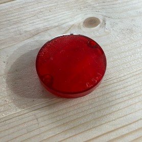 Plastica ROSSA per fanale posteriore in alluminio per trattore epoca OM / FIAT