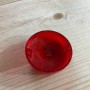 Plastica ROSSA per fanale posteriore in alluminio per trattore epoca OM / FIAT