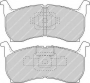 FDB304 - pastiglie freno anteriori - ferodo
