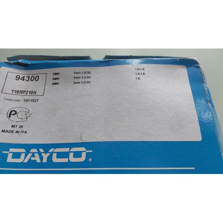 CINGHIA DI DISTRIBUZIONE BMW SERIE 3 E30 - E36 - E34 - 1.6I - 1.8 I - DISPONIBILE DAYCO 94300