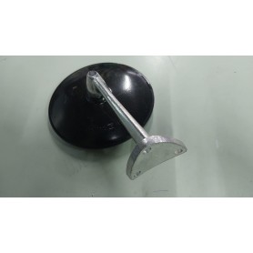 SPECCHIO ROTONDO CROMATO FIAT 500 GIARDINIERA APPLICAZIONE A VITE CASSA 1