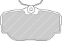 FDB981 - PASTIGLIE FRENO POSTERIORI LAND ROVER DISCOVERY II - RANGE ROVER II - CASSA 71/A