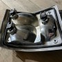 (A)PORTALAMPADA Faro fanale post Sx AUTOBIANCHI A112 Cromato