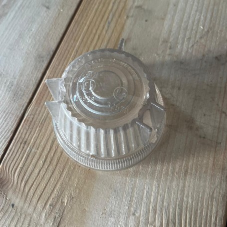 (A) Plastica trasparente Fanalino Anteriore Renault R4 NUOVO